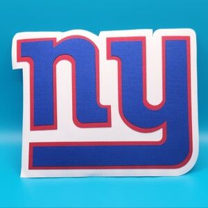 New York Giants 8" Tackle Twill Iron-On Clothing Patch
